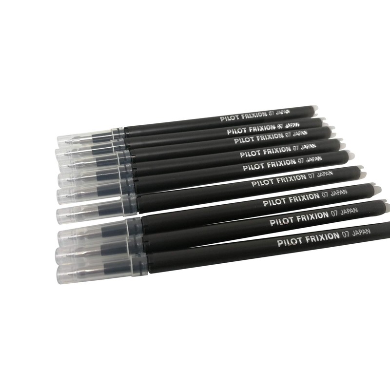Frixion Erasable Pens, Bundle of 9 Refill Black Gel Ink