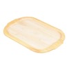 PEARL METAL HB-997 Relaxing Square Wooden Plate for Grill Pans,