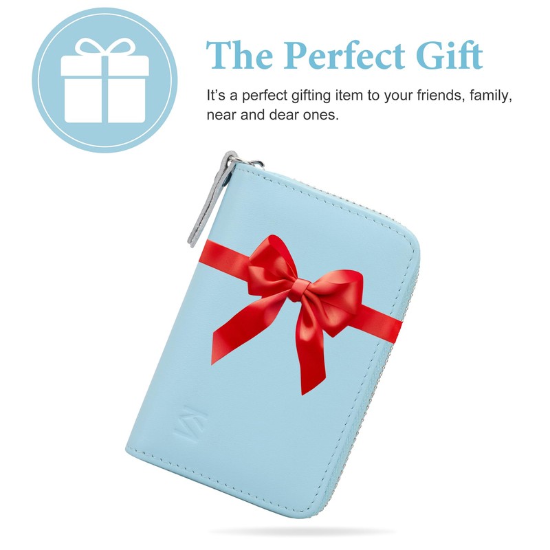 KM Legend Wallet for Women,Slim RFID Blocking Credit Card Holder