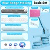 YYMTTOR Button Maker Machine Kit 58mm(2.25in) – DIY Pin Badge