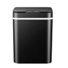 EUNEWR Automatic Dustbin Non-Contact Infrared Motion Sensor Bin 12L (Black)