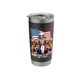 2nd Amendment Apparel Gun Owners 4th of July American USA Stainless Steel Insulated Tumbler