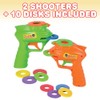 ArtCreativity Foam Disc Launcher, Set of 2 Disk Shooter Toy