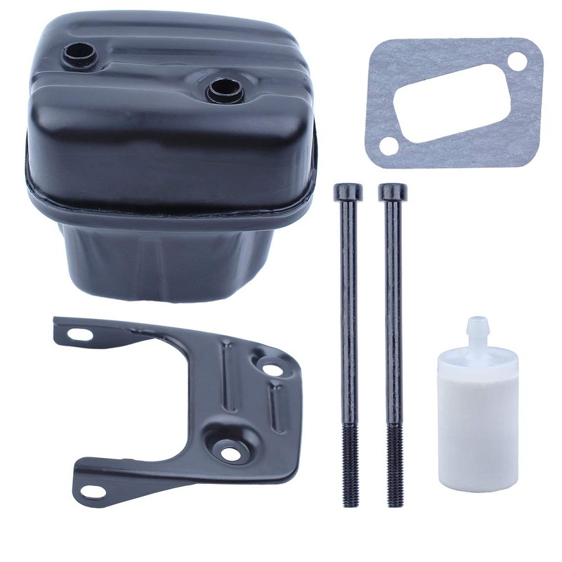 Exhaust Muffler with Fuel Filter Bolts Kit for Husqvarna 340