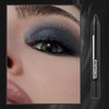 Black Eyeshadow Pencil, Shimmer Black Cream Eye Shadow Stick, Metallic
