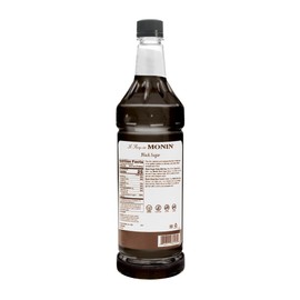 Monin - Black Sugar Syrup, Versatile Flavor, Natural Flavors, Great for Coffees, Cocktails, Shakes, and Kids Drinks, Non-GMO, Gluten-Free (1 Liter)
