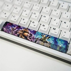 Benemate 5-Side Dye-subbed PBT Spacebar Keycap, 6.25U 6.25X Custom OEM Key for DIY Cherry MX Gaming Mechanical Keyboard, Dragon Ball.