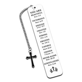 Bible Verse Jesus Bookmark, Baptism Gifts for Girl Boy, Washed by Water Bookmark, Baby Shower Gift for Girls Boys, Catholic Baptism Bookmarks, Baby Dedication Gift, Religious Christian Bookmarks