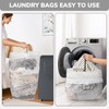 Goodpick Laundry Basket with Wheels, Laundry Hamper with Removable Wash