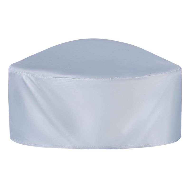 M METERXITY Round Outdoor Fire Pit Cover, 48" x 18"