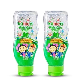 KANICA Gel Duo - Aloe Vera & Green Tea Hair Gel - Hydrating, Firm Styling Gel for All Hair Types - Alcohol & Paraben-Free - Natural Gel for Hair - Made in Mexico - 2 Packs (9.29 fl oz)