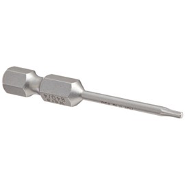 WERA 135090 Hexagon Driver Bit for Hex Socket Screws, Insertion 0.25 inches (6.35 mm), Blade Size: 1/16 HEX, Total Length: 2.0 inches (50 mm)