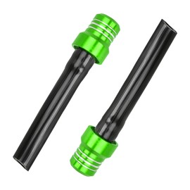 Yourkar 2 PCS Hose Gas Fuel Tank Cap, Aluminum Breather Fuel Valve Vent with Flexible Tube, Gas Tank Filler Cap Replacement for CRF YZF Motorcycle Dirt Bike, Motorcycle Accessories(Green)