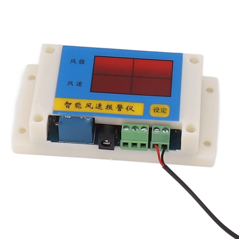Wind Speed Alarm Device 3 Fan Blades Tower Crane Anemometer