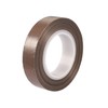 uxcell 15mm PTFE Coated Fabric Tape Brown High Temperature Tape