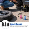 Tire Repair Rubber Nail Kit with Individual Capsules & Screwdriver,241