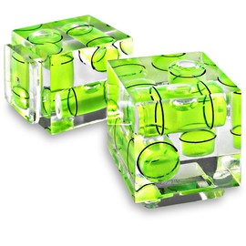 SENHAI Triple 3 Axis Hot Shoe Bubble Spirit Level Compatible Compatible for Canon Nikon Pentax DSLR Camera (2 Pack)