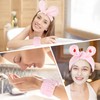Dorbetar 4Pack Headband and Wristband Set for Washing Face, Spa