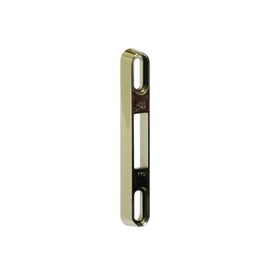 FPL #6 Keeper/Strike for Sliding Glass Door Mortise Locks in Polished Brass Finish