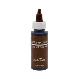 Chefmaster Liqua-Gel Food Color 2.3 oz. - Buckeye Brown