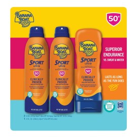 Protectores Solares 3pzs Banana Boat Sport Spf50 227g 236ml
