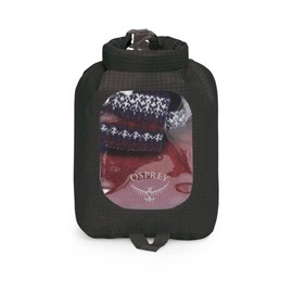 Osprey 3L Waterproof Dry Sack with Window, Black