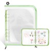 Sticker Organizer Binder, A5 Sticker Storage Album with Zipper, Reusable
