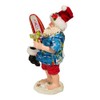 Kurt S. Adler 11-Inch Fabriché Santa with Surfboard and Drink