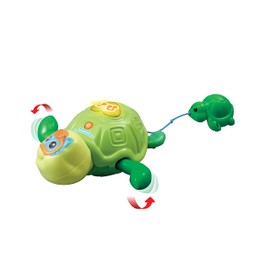 VTech 80-547904 Bath Fun Wind-Up Turtle Bath Toy, Multi-Colour, S