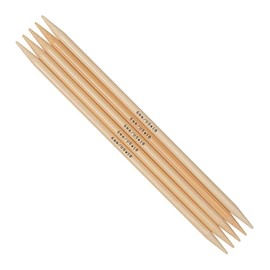 addi Nature Bamboo Knitting Needles Double Pointed 20cm 7.00mm