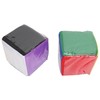 2pcs DIY Education Playing Game Dice with Clear Pocket Early