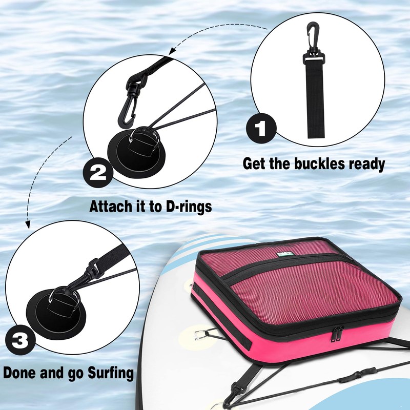 Paddle Board Cooler Bag, WITSTEP Waterproof Surf Sup Deck Cooler
