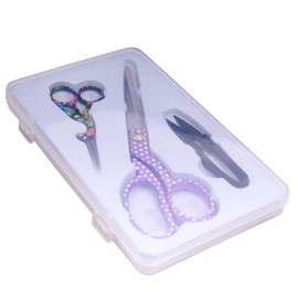 Hui Tong Tailor Scissors Set 8.5 inch -Printing Handle Heavy Duty Sewing Scissors for Fabric Leather Clothes Embroidery Scissors Students Craft Shears