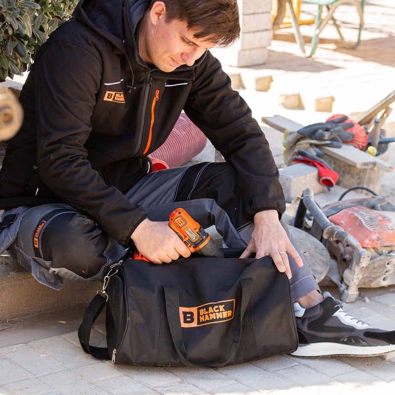 Black Hammer Shoe Holder Work Bag - Ideal for Traders,