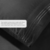 Pure Bedding Bed Sheets - Queen Sheet Set [6-Piece, Black]