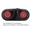 KSTE Black Aluminum Alloy Rope Buckle Holder Anchor Cam Cleat