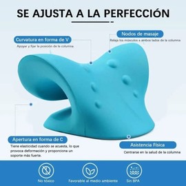 Summala Relajador de Cuello y Hombro, Estirador de Cuello, Dispositivo de Tracción Cervical para Alivio del Dolor TMJ y Alineación de la Columna Verte