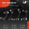 A-Premium Set of 4, Front & Rear Sway Bar Link