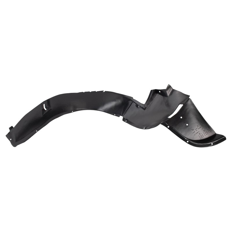 TRQ Front Left Inner Fender Liner Black Drivers Side Compatible