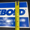 Diebold Security Monitoring Systems Sign 6"x10"