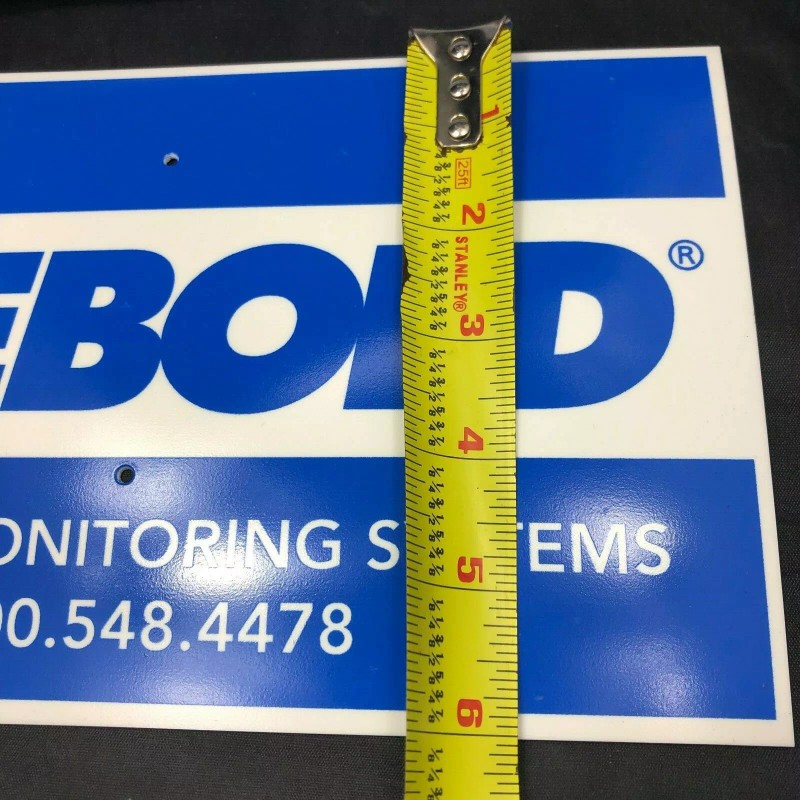 Diebold Security Monitoring Systems Sign 6"x10"