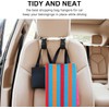 Leather Car Seat Headrest Hooks, 2Pcs Vehicle Seat Back Storage