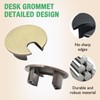 EASYEAH 2 Pcs Desk Grommet 1-3/8" / 35 mm, Desk