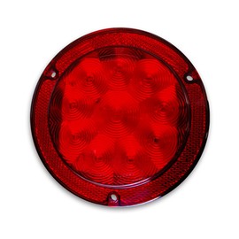 Trailer LED Tail Light for RV Camper Truck Rear Brake Stop Turn Signal Light Red Lighting 5.4inch 4.1W