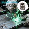 8 Pack Weld Nuts,3/8"-16 Weld-On Nut tabs,for Casters or Leveling