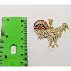 Plated Rooster Rope/Braided 4mm Chain Necklace - Chain Size: 21"- 22.5"