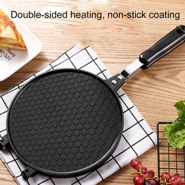 Fdit Waffle Maker, Egg Roll Baking Pan Waffles Cone Baking Pan Crispy Omelet Machine Ice Cream Cone Bowl Maker for Breakfast, Lunch or Snack