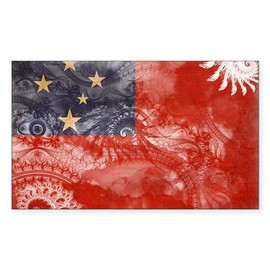 CafePress Samoa Flag Rectangle Bumper Sticker Car Decal