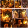 Book Nook DIY Kit, Book Corners Dollhouses Miniature House Book