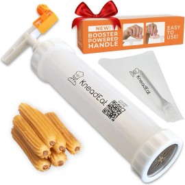 Churro Maker Churrera and Piping Bag Churros Filler. Easy QR-Recipe